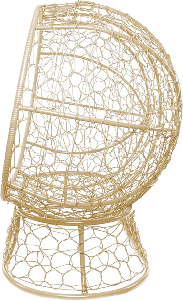 Изображение товара Диван садовый M-Group Лежебока / 11190508 (на подставке с бежевым ротангом/розовая подушка)