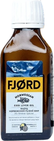 Изображение товара Жирные кислоты Fjord Норвежский рыбий жир из печени трески со вкусом лимона (200мл)