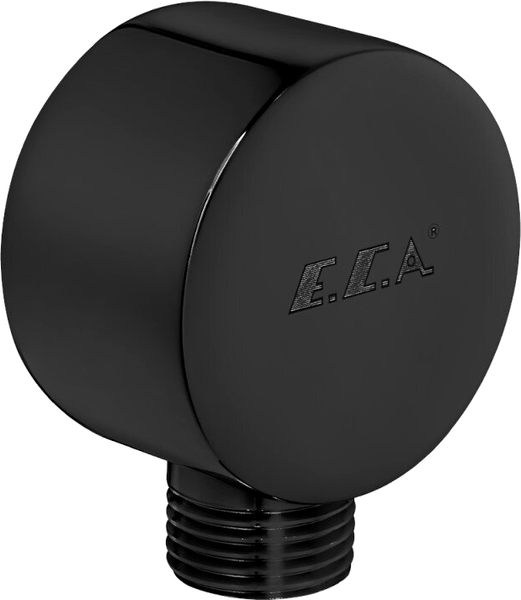 Изображение товара Подключение для душевого шланга E.C.A Minimal 102126634C1EX (черный матовый)