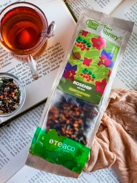 Изображение товара Чайный напиток Teaco Шиповник с чабрецом (150г)