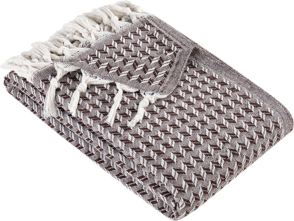 Изображение товара Покрывало METEOR Devone с бахромой 200x230 (12309 коричневый)
