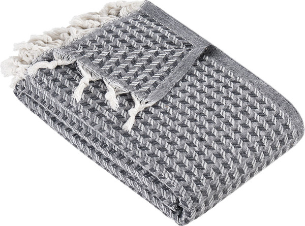 Изображение товара Покрывало METEOR Devone с бахромой 200x230 (12309 антрацит)