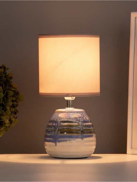 Изображение товара Прикроватная лампа Risalux Рэндзи 10768081 (синий/белый)