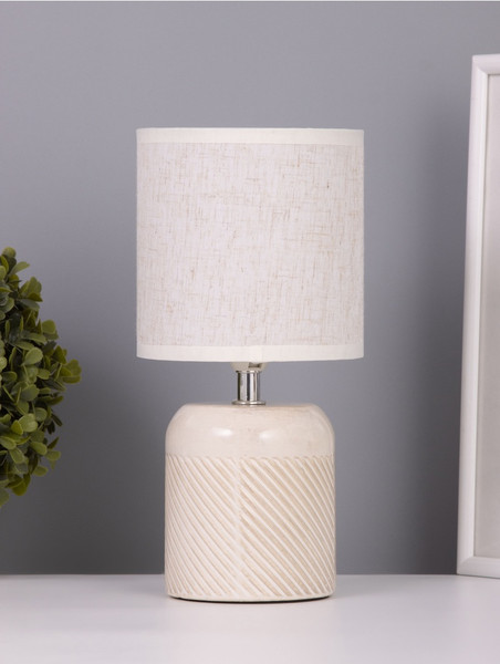 Изображение товара Прикроватная лампа Risalux Рукия 10768076 (серый/экрю)