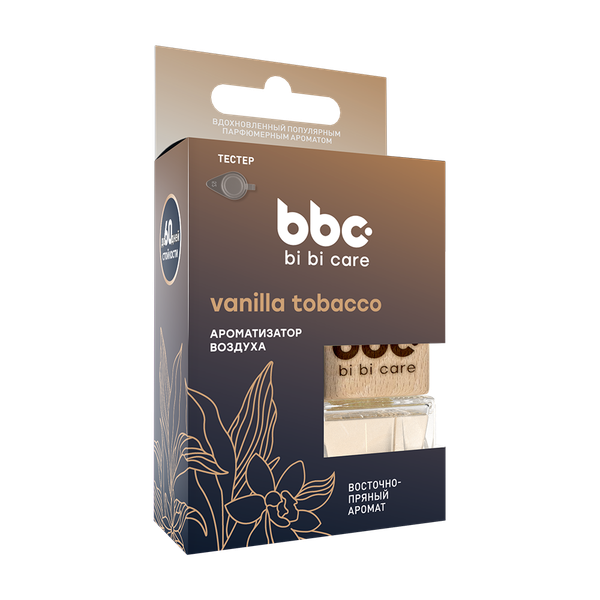 Изображение товара Ароматизатор автомобильный BiBiCare Vanilla Tobacco 4429 (7мл)