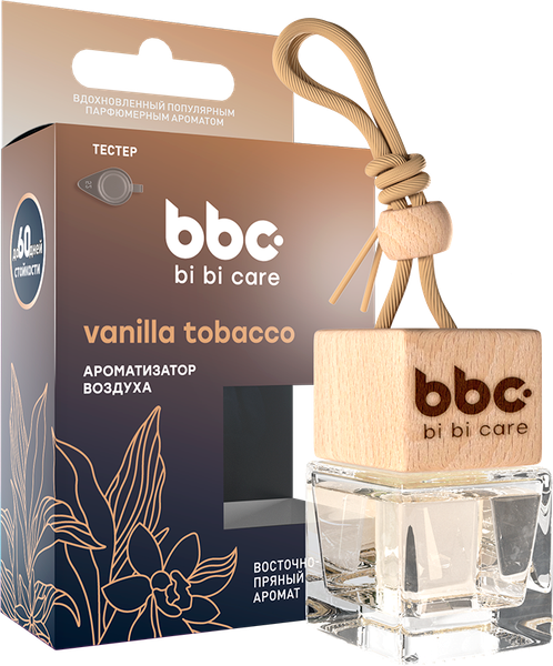 Изображение товара Ароматизатор автомобильный BiBiCare Vanilla Tobacco 4429 (7мл)