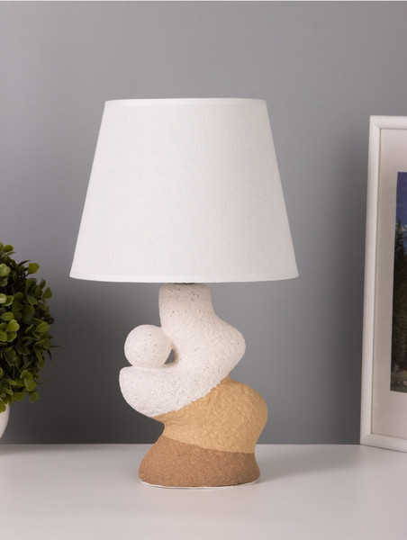 Изображение товара Прикроватная лампа Risalux Гряда 10724316 (бежевый/белый)