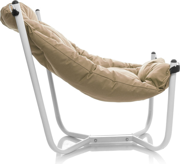 Изображение товара Комплект кресел садовых M-Group Чил / 29360101 (2шт, белый/бежевая подушка)