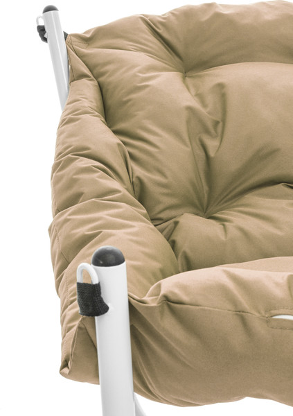 Изображение товара Комплект кресел садовых M-Group Чил / 29360101 (2шт, белый/бежевая подушка)