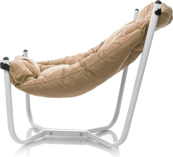 Изображение товара Комплект кресел садовых M-Group Чил / 29360101 (2шт, белый/бежевая подушка)