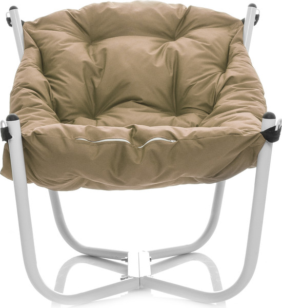 Изображение товара Комплект кресел садовых M-Group Чил / 29360101 (2шт, белый/бежевая подушка)