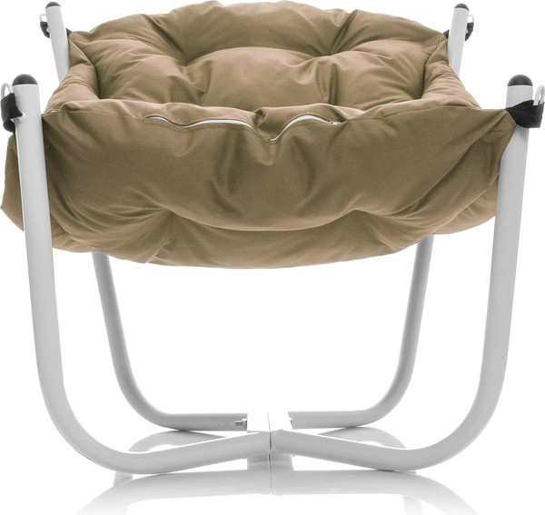 Изображение товара Комплект кресел садовых M-Group Чил / 29360101 (2шт, белый/бежевая подушка)