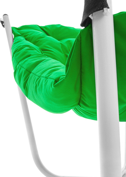 Изображение товара Комплект кресел садовых M-Group Чил / 29360104 (2шт, белый/зеленая подушка)