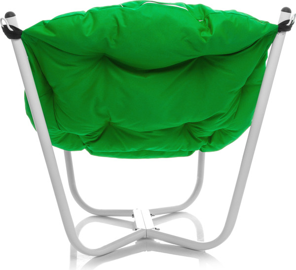 Изображение товара Комплект кресел садовых M-Group Чил / 29360104 (2шт, белый/зеленая подушка)