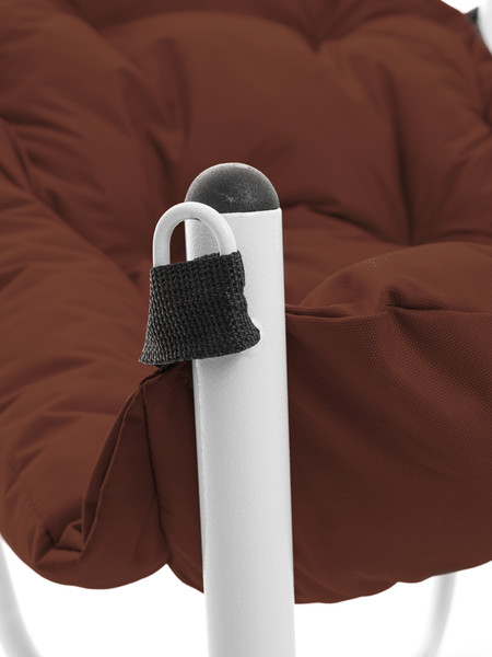 Изображение товара Комплект кресел садовых M-Group Чил / 29360105 (2шт, белый/коричневая подушка)