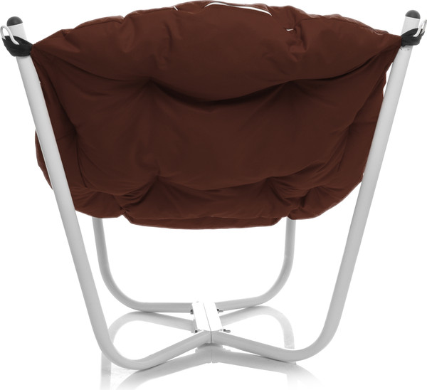 Изображение товара Комплект кресел садовых M-Group Чил / 29360105 (2шт, белый/коричневая подушка)