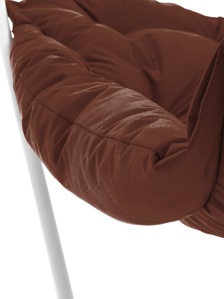 Изображение товара Комплект кресел садовых M-Group Чил / 29360105 (2шт, белый/коричневая подушка)