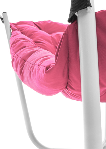 Изображение товара Комплект кресел садовых M-Group Чил / 29360108 (2шт, белый/розовая подушка)