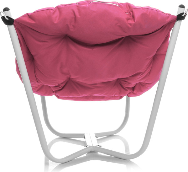 Изображение товара Комплект кресел садовых M-Group Чил / 29360108 (2шт, белый/розовая подушка)