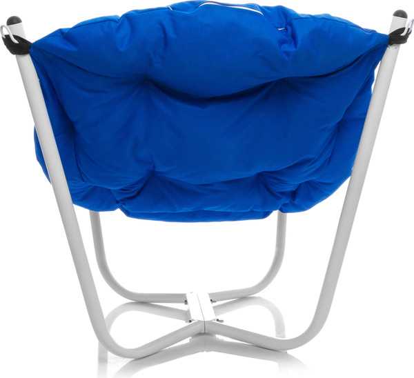 Изображение товара Комплект кресел садовых M-Group Чил / 29360110 (2шт, белый/синяя подушка)