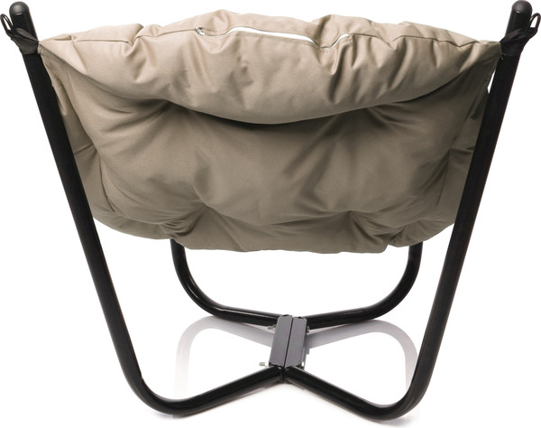 Изображение товара Комплект кресел садовых M-Group Чил / 29360401 (2шт, черный/бежевая подушка)