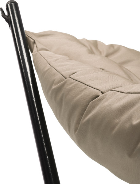 Изображение товара Комплект кресел садовых M-Group Чил / 29360401 (2шт, черный/бежевая подушка)