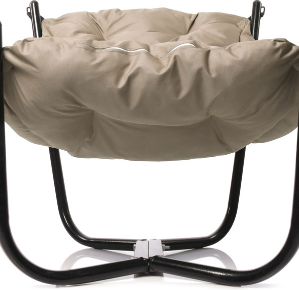 Изображение товара Комплект кресел садовых M-Group Чил / 29360401 (2шт, черный/бежевая подушка)