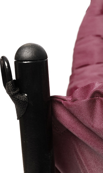 Изображение товара Комплект кресел садовых M-Group Чил / 29360402 (2шт, черный/бордовая подушка)