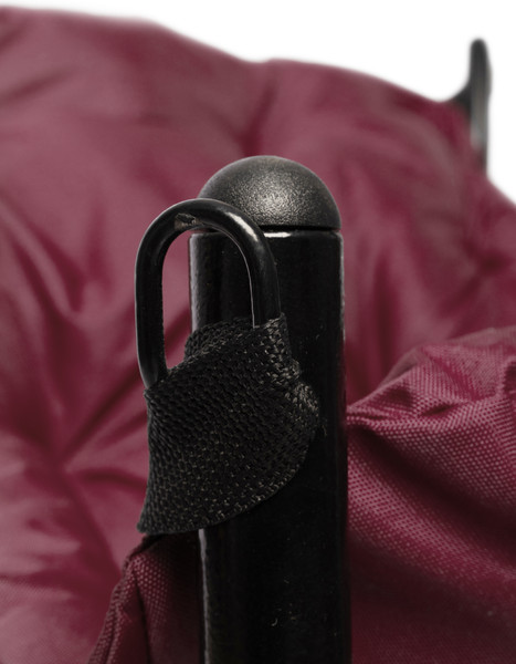 Изображение товара Комплект кресел садовых M-Group Чил / 29360402 (2шт, черный/бордовая подушка)