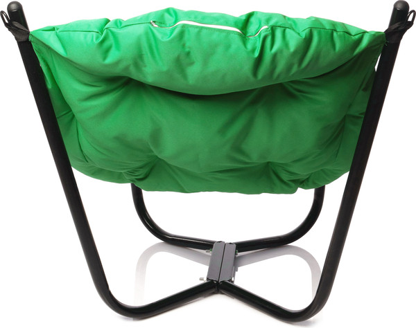 Изображение товара Комплект кресел садовых M-Group Чил / 29360404 (2шт, черный/зеленая подушка)