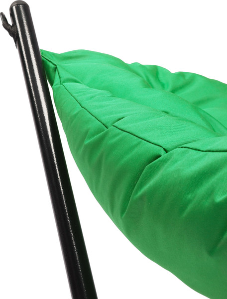 Изображение товара Комплект кресел садовых M-Group Чил / 29360404 (2шт, черный/зеленая подушка)