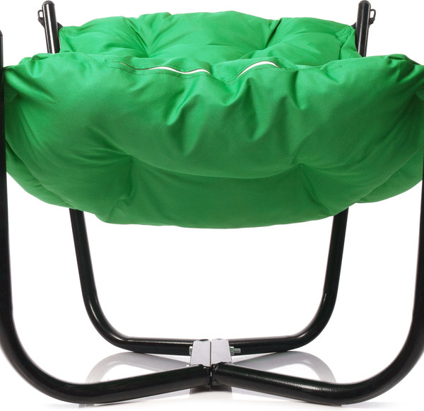 Изображение товара Комплект кресел садовых M-Group Чил / 29360404 (2шт, черный/зеленая подушка)