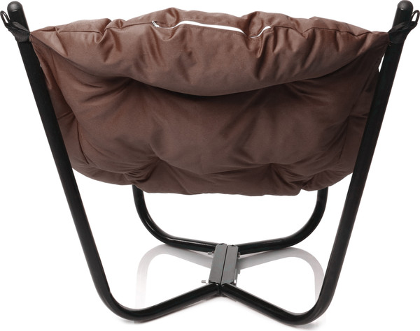 Изображение товара Комплект кресел садовых M-Group Чил / 29360405 (2шт, черный/коричневая подушка)