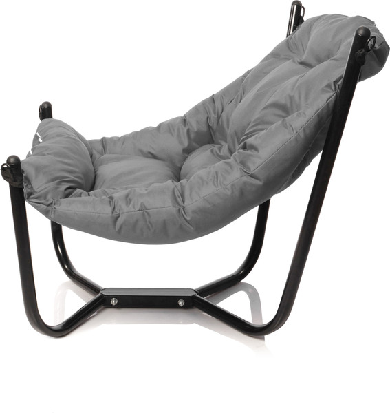 Изображение товара Комплект кресел садовых M-Group Чил / 29360409 (2шт, черный/серая подушка)