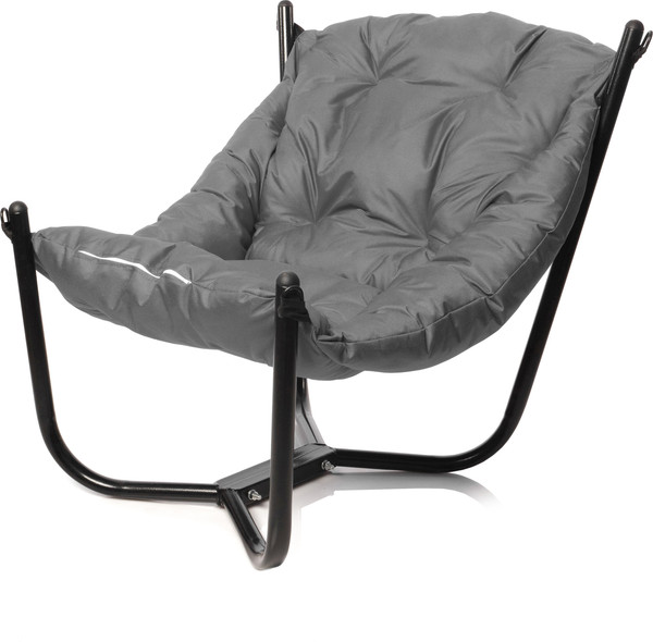 Изображение товара Комплект кресел садовых M-Group Чил / 29360409 (2шт, черный/серая подушка)