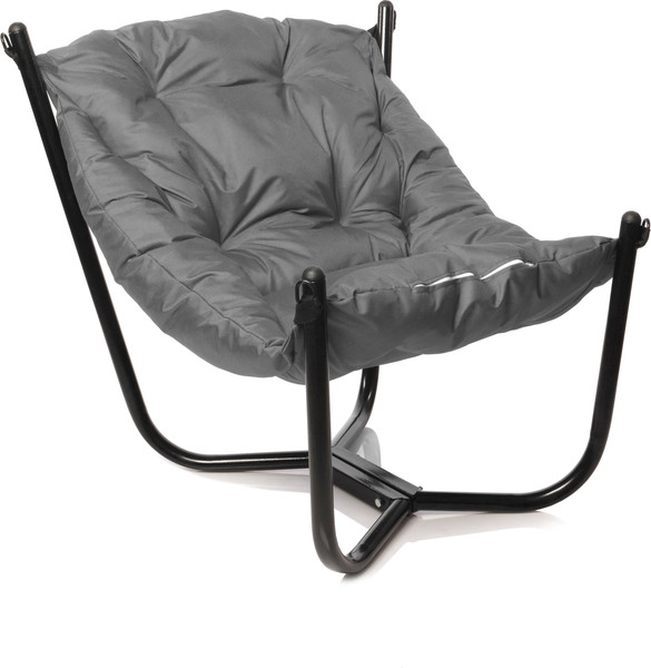 Изображение товара Комплект кресел садовых M-Group Чил / 29360409 (2шт, черный/серая подушка)