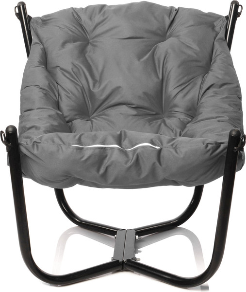 Изображение товара Комплект кресел садовых M-Group Чил / 29360409 (2шт, черный/серая подушка)