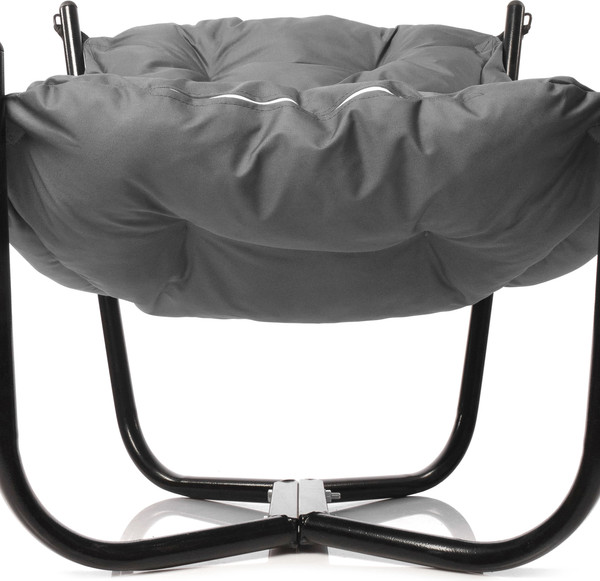 Изображение товара Комплект кресел садовых M-Group Чил / 29360409 (2шт, черный/серая подушка)