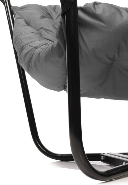 Изображение товара Комплект кресел садовых M-Group Чил / 29360409 (2шт, черный/серая подушка)