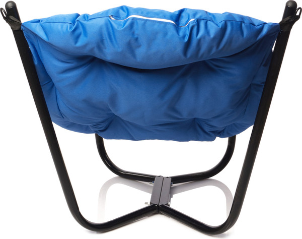 Изображение товара Комплект кресел садовых M-Group Чил / 29360410 (2шт, черный/синяя подушка)