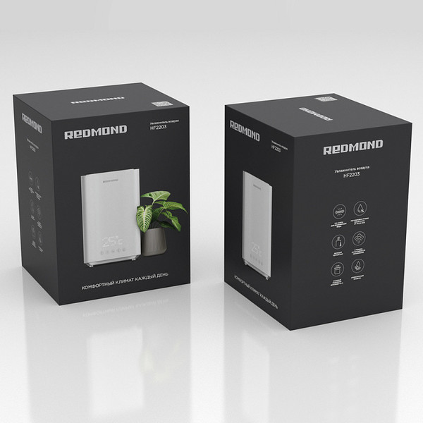 Изображение товара Ультразвуковой увлажнитель воздуха Redmond HF2203 (белый)