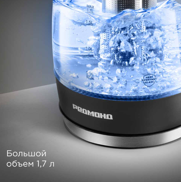 Изображение товара Электрочайник Redmond KG227 (черный)