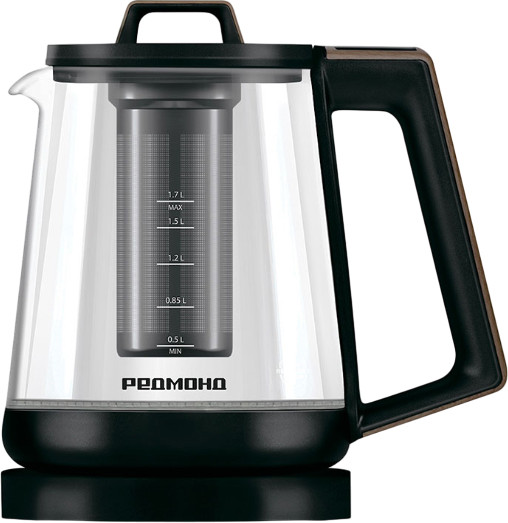 Изображение товара Электрочайник Redmond KG251 (черный/дерево)