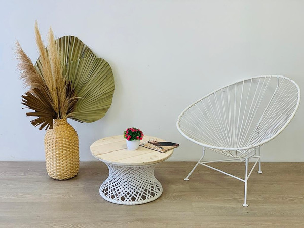 Изображение товара Кресло садовое M-Group Ракушка / 12230100 (белый)