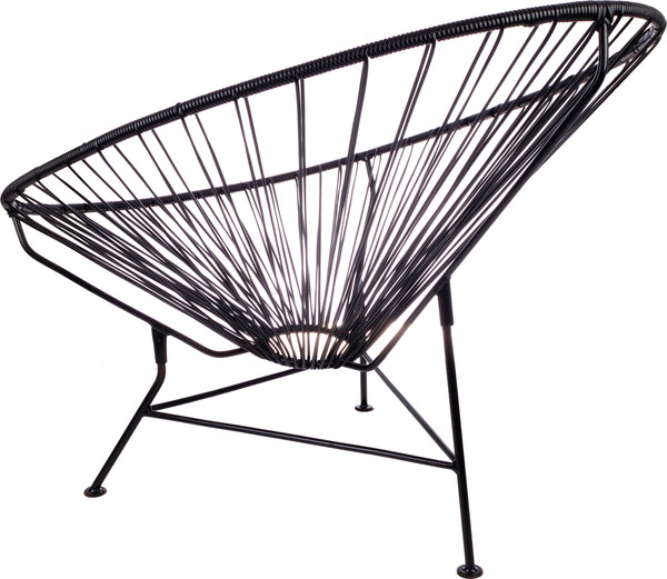 Изображение товара Кресло садовое M-Group Ракушка / 12230400 (черный)