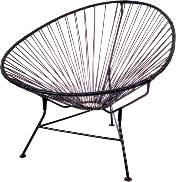 Изображение товара Кресло садовое M-Group Ракушка / 12230400 (черный)