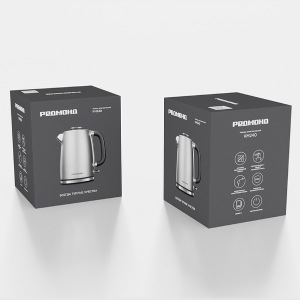 Изображение товара Электрочайник Redmond KM240 (серый)