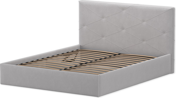 Изображение товара Двуспальная кровать Аквилон Ромео 16 ПМ (велюр грей)