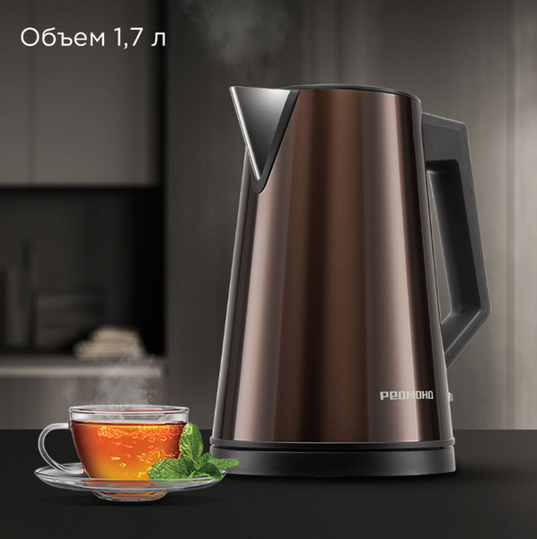 Изображение товара Электрочайник Redmond KM244 (коричневый)