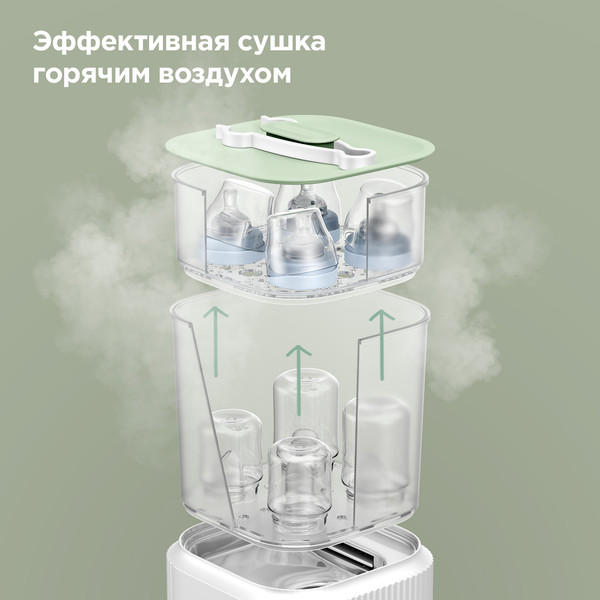 Изображение товара Стерилизатор-подогреватель для бутылочек Redmond BC5201 (белый)